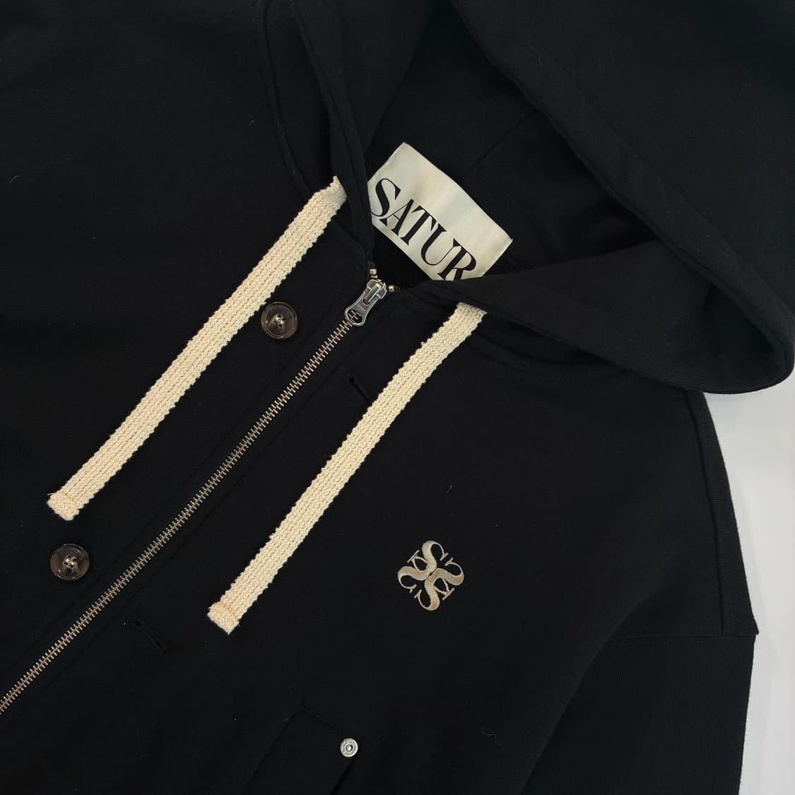 Satur  세터 테오 코튼 올데이 후드집업 자켓  상품이미지3