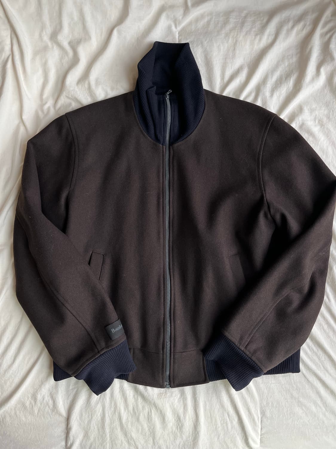 Wim Neels 아카이브 울 봄버 자켓 상품이미지2