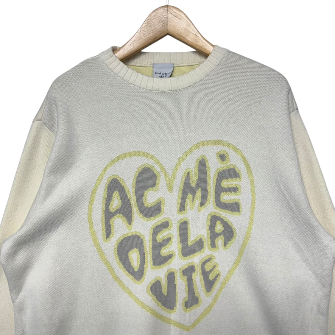 아크메드라비 하트로고 라운드 니트 상품이미지2