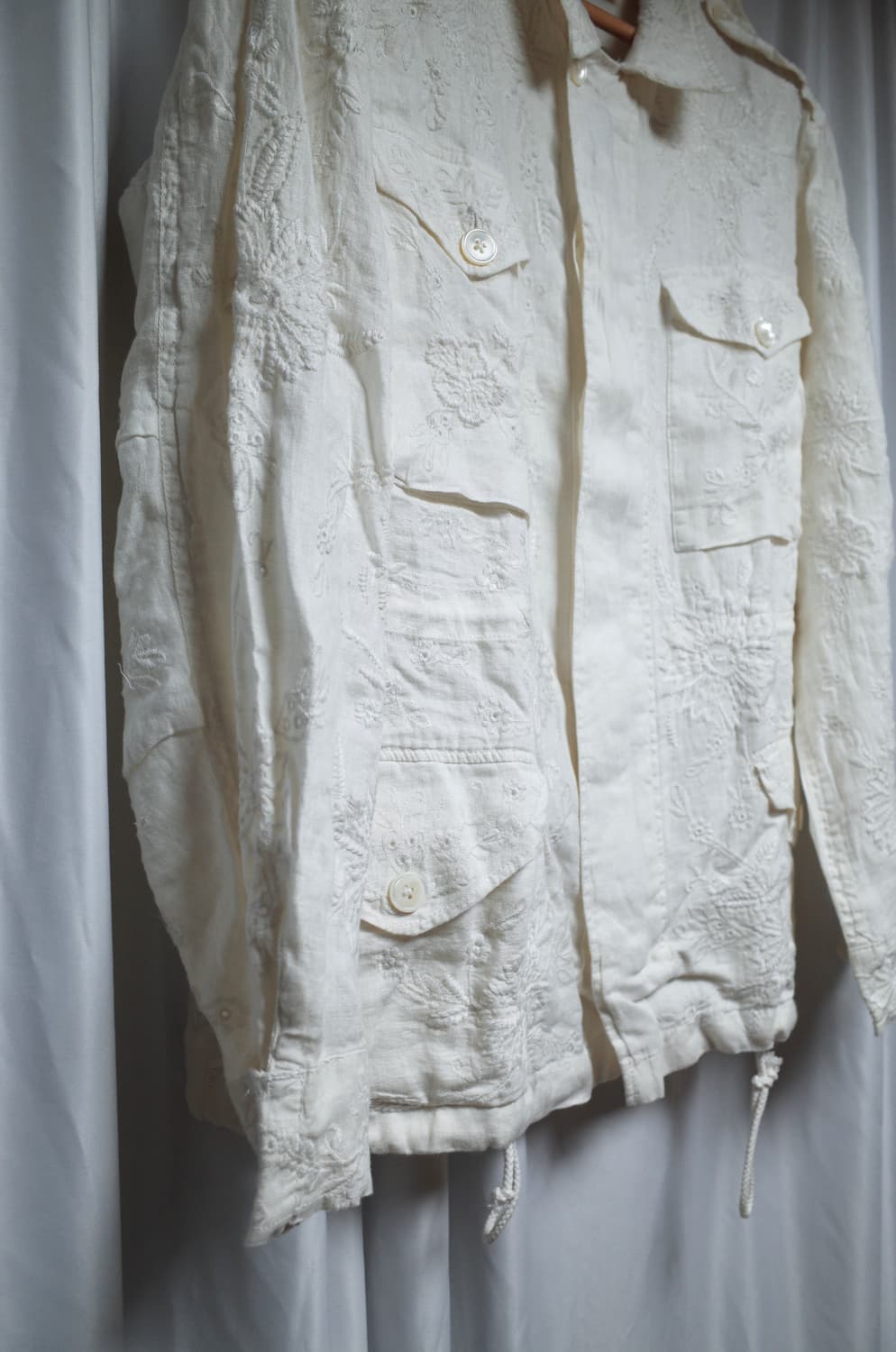 폴로 랄프로렌 리넨 자수 m65 필드자켓 상품이미지3