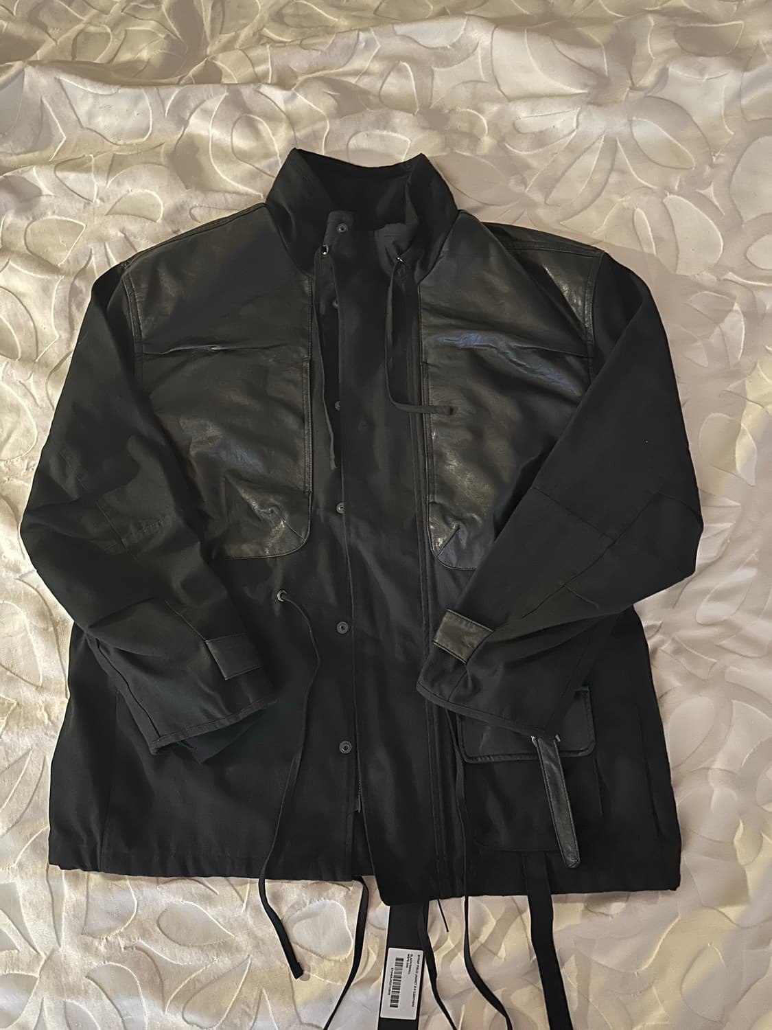 ETCE 스트랩 레더 필드 자켓 상품이미지2