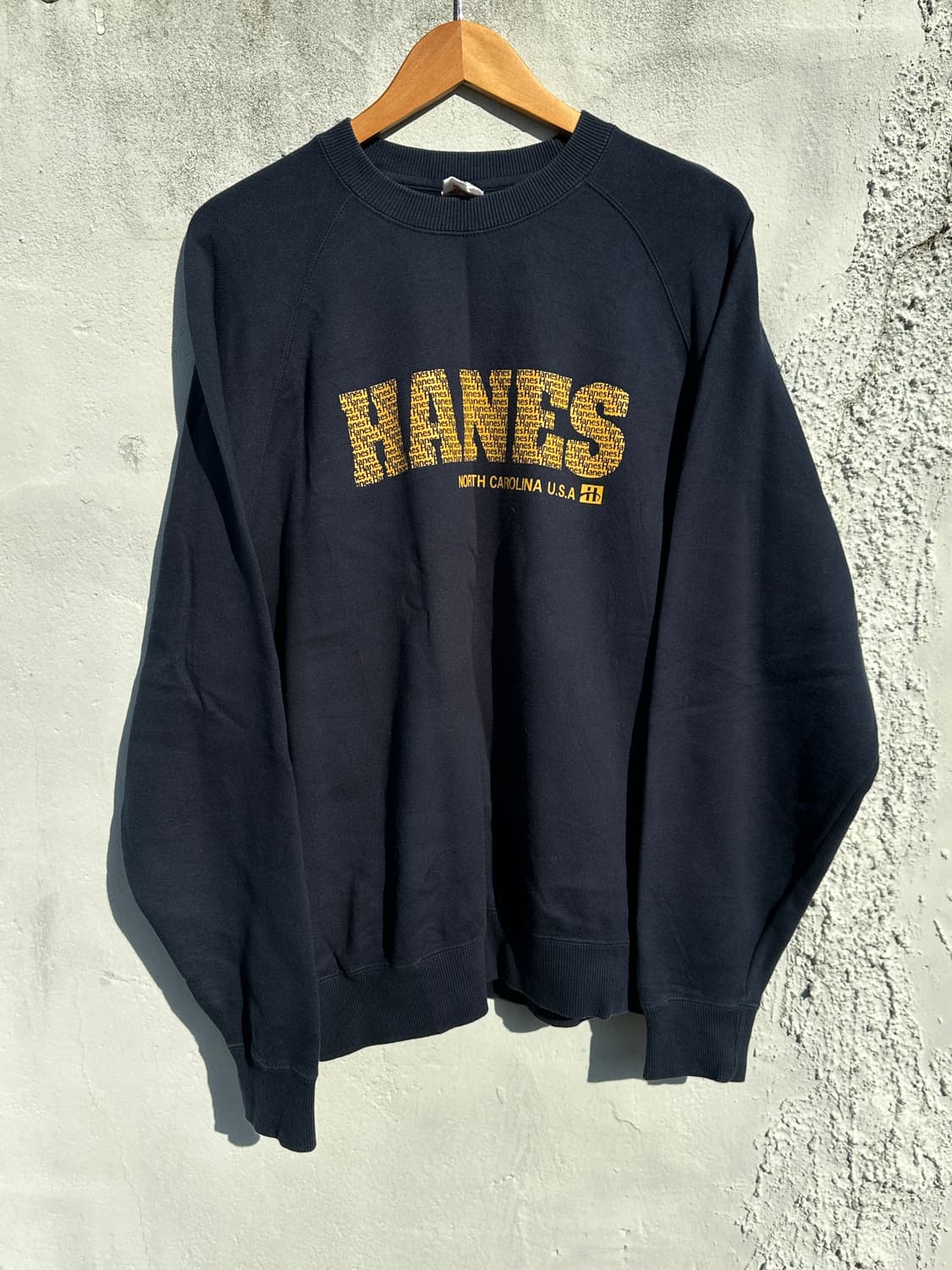 [XL] HANES 헤인즈 로고 맨투맨 스웻셔츠 상품이미지1