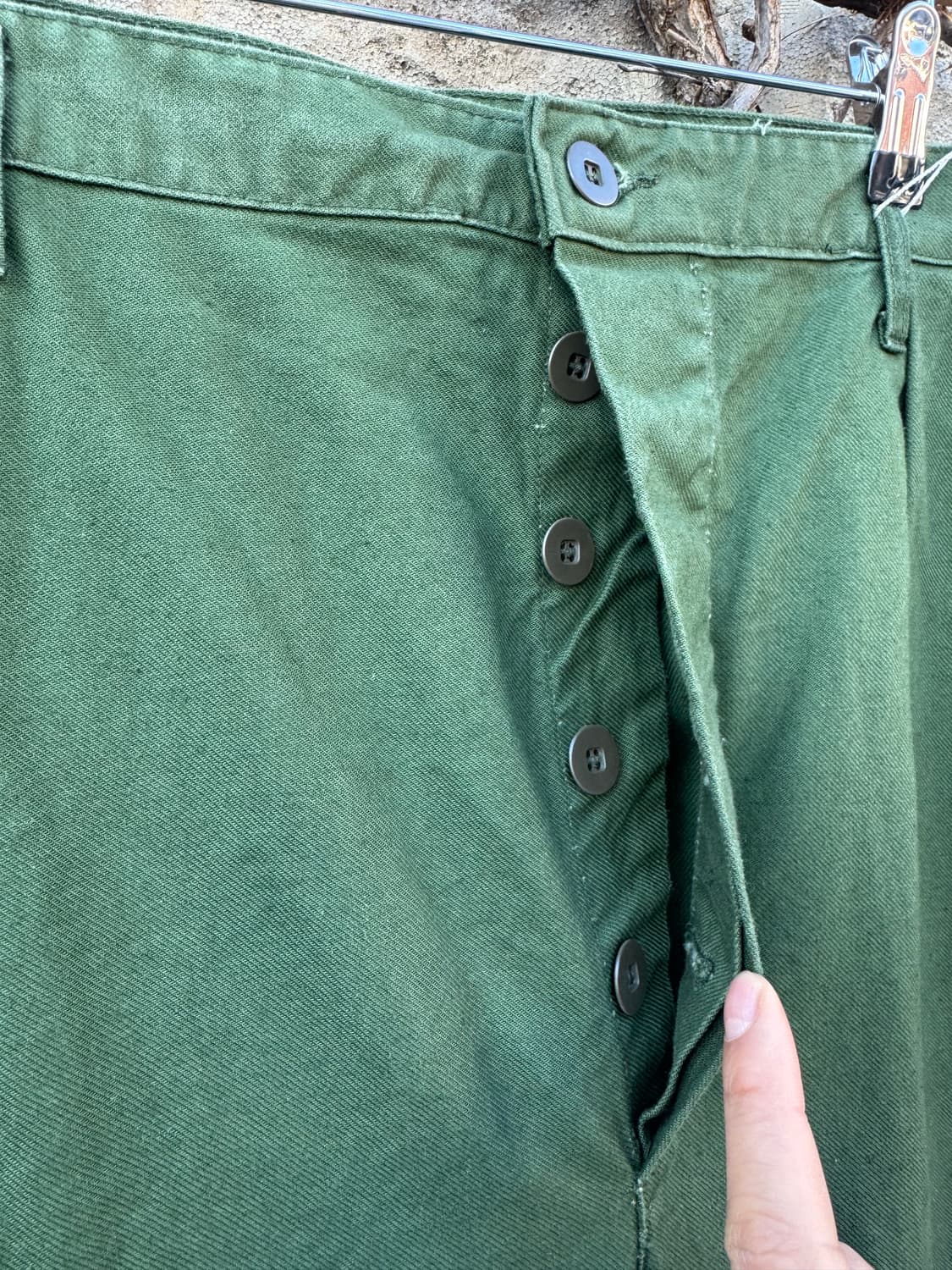 60~70s 스웨덴군 오리지널 퍼티그 팬츠 미군 빅사이즈 상품이미지6