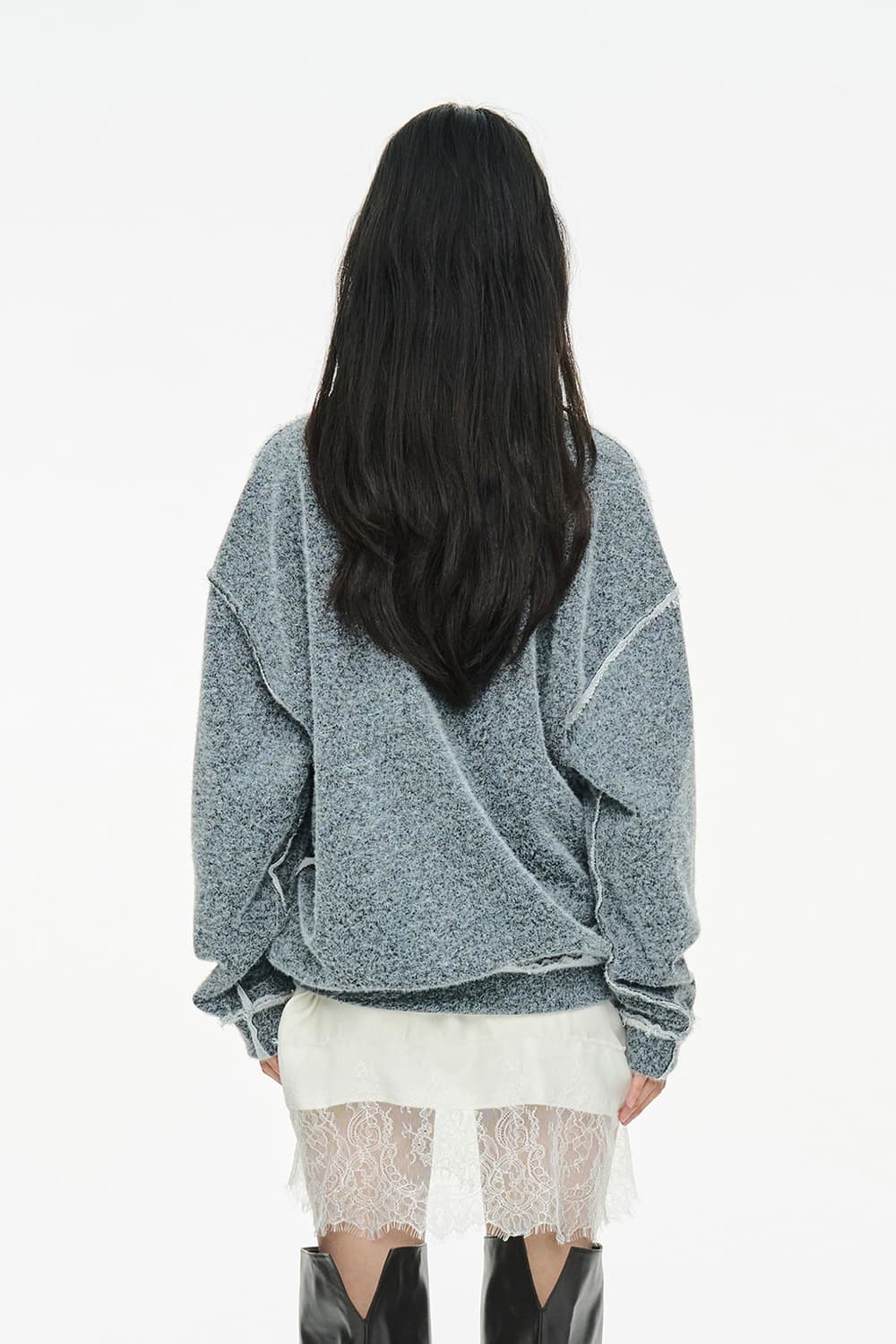 세릭 Furry V-Neck Sweatshirt cos 상품이미지8