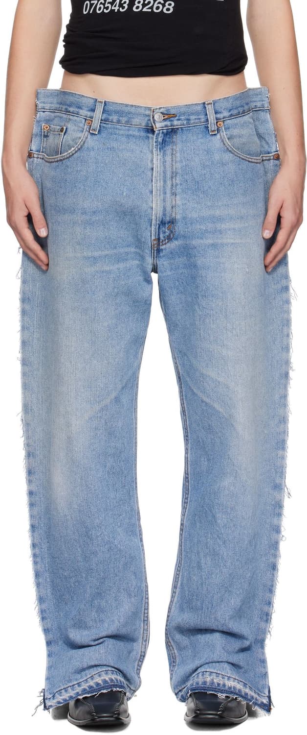 프로토타입 아웃라인 로우 컷 데님 상품이미지8