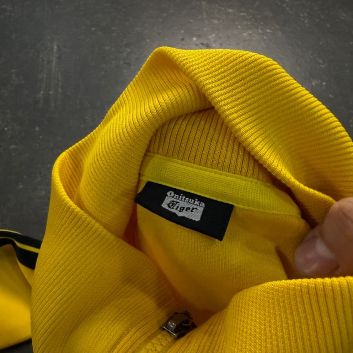 100 오니츠카타이거 타이거 자수 옐로우 져지  상품이미지4
