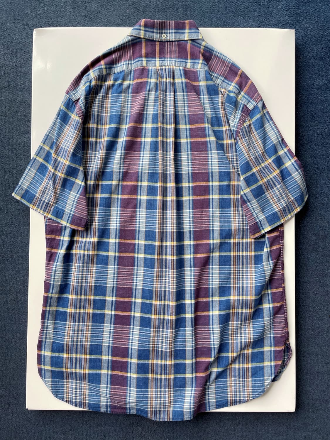 Cotton check H/S shirt 상품이미지5