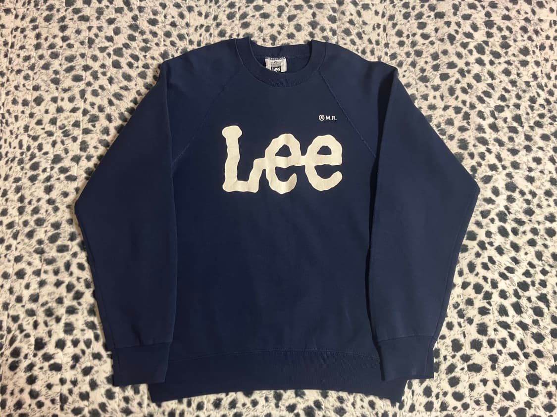 USA 빈티지 90s Lee 리 네이비 스웻셔츠 M 95 상품이미지1