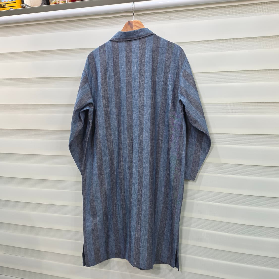 JAPAN 빈티지 린넨 롱셔츠 원피스- 우먼프리 상품이미지6