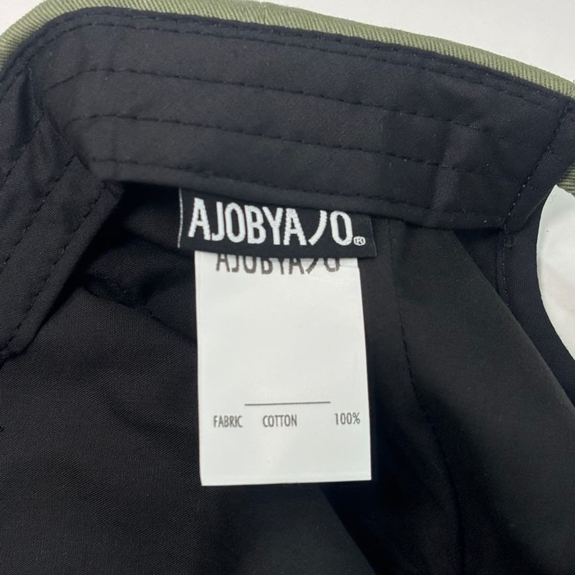 AJOBYAJO 그래픽 자수 볼캡 그린 상품이미지6