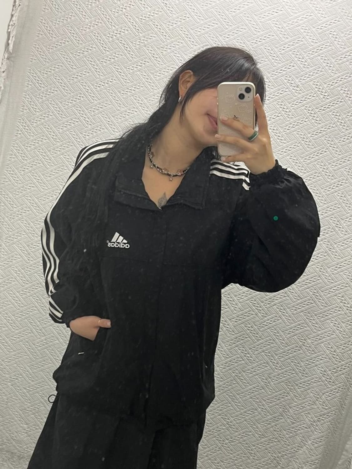 아디다스 올드스쿨 삼선 바람막이 자켓 XL C06479 상품이미지2