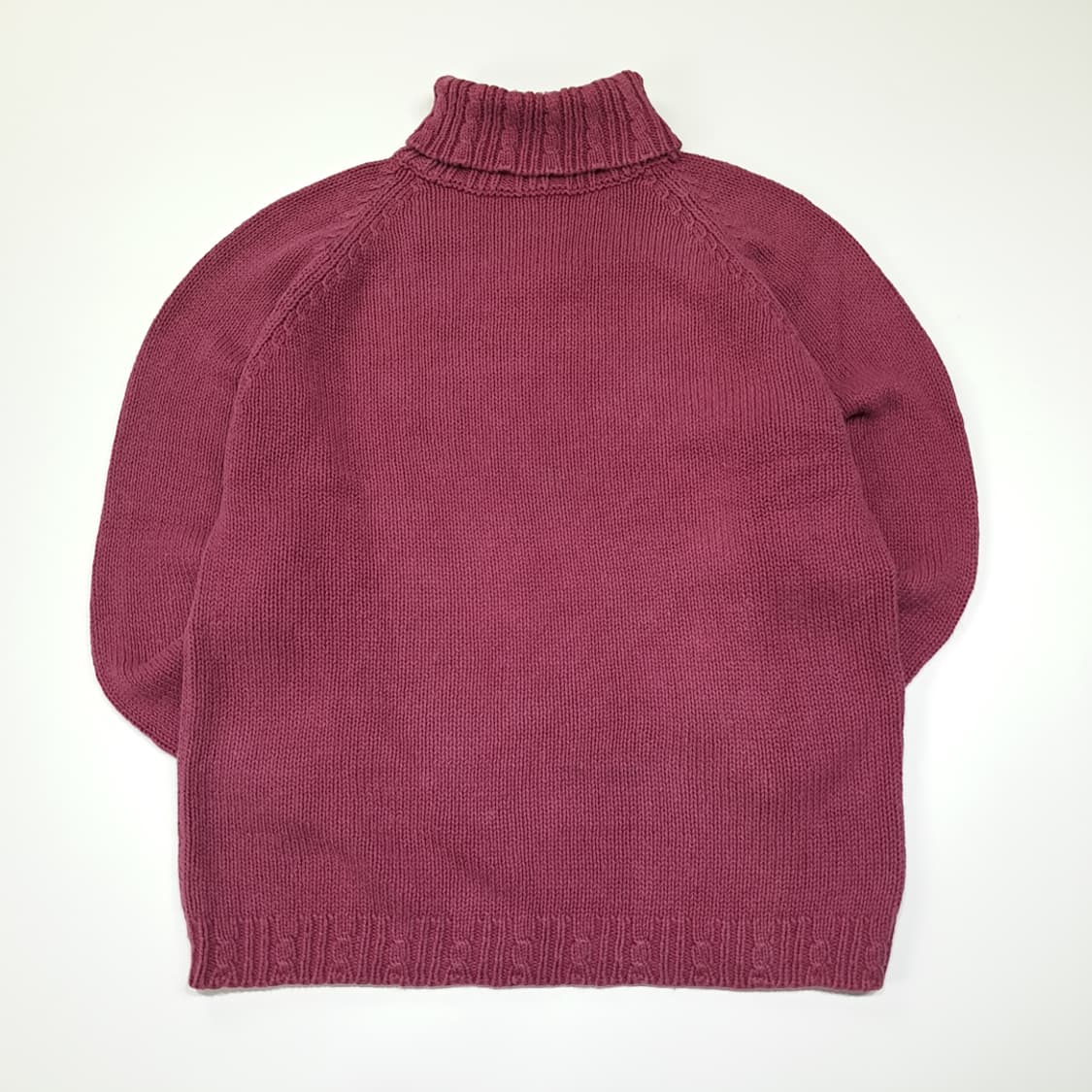 CL109 M 엘엘빈 빈티지 와인 라미 & 코튼 블렌드 래글런 케이블  상품이미지1