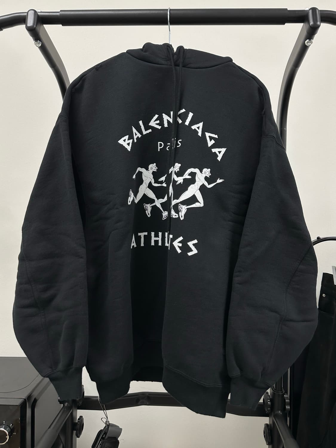[xxs] 발렌시아가 마라톤 후드 블랙 상품이미지1