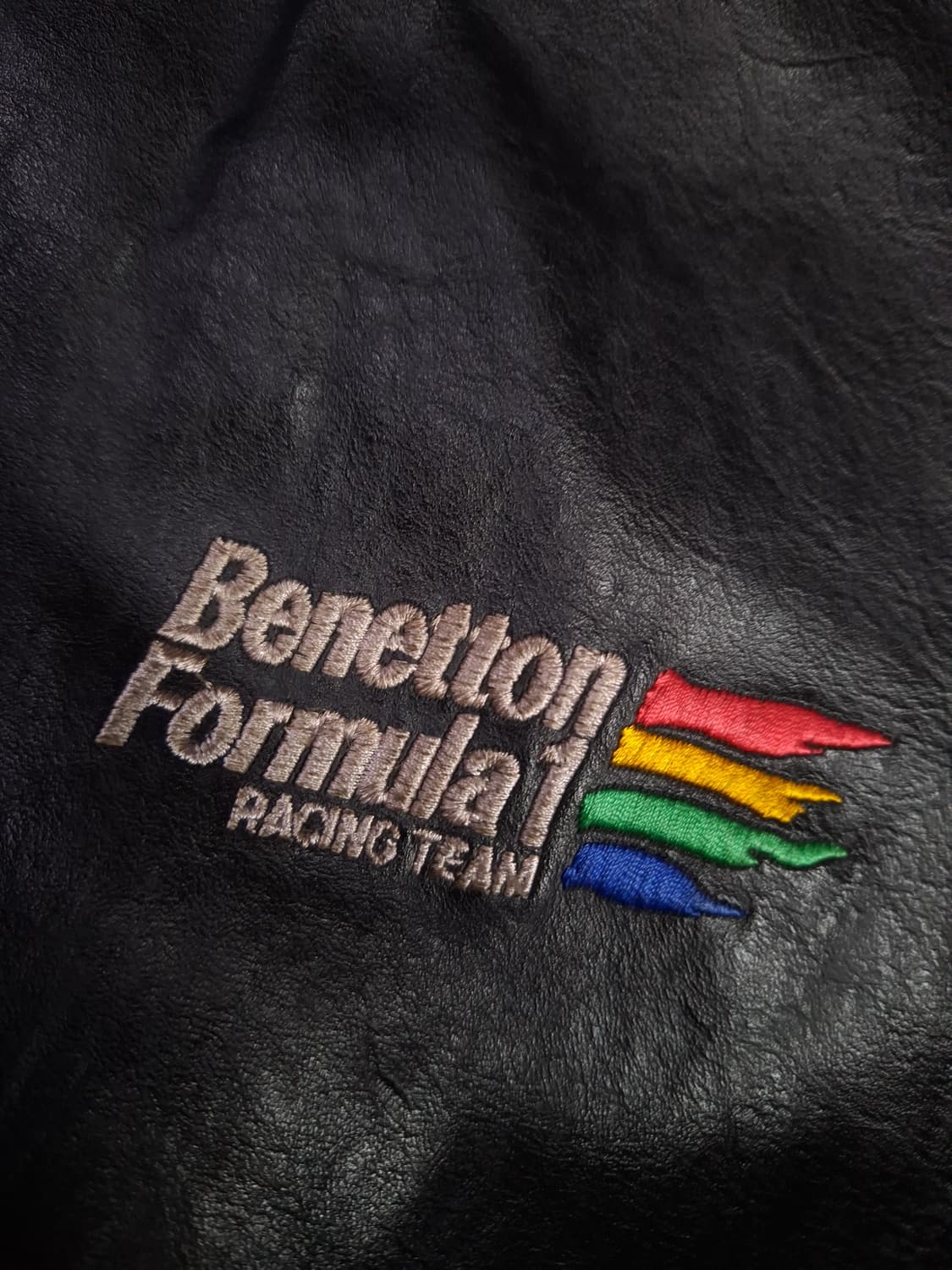 오리지날 80's 영국제조 베네통포뮬라 리얼레더 MA-1 항공자켓 상품이미지9