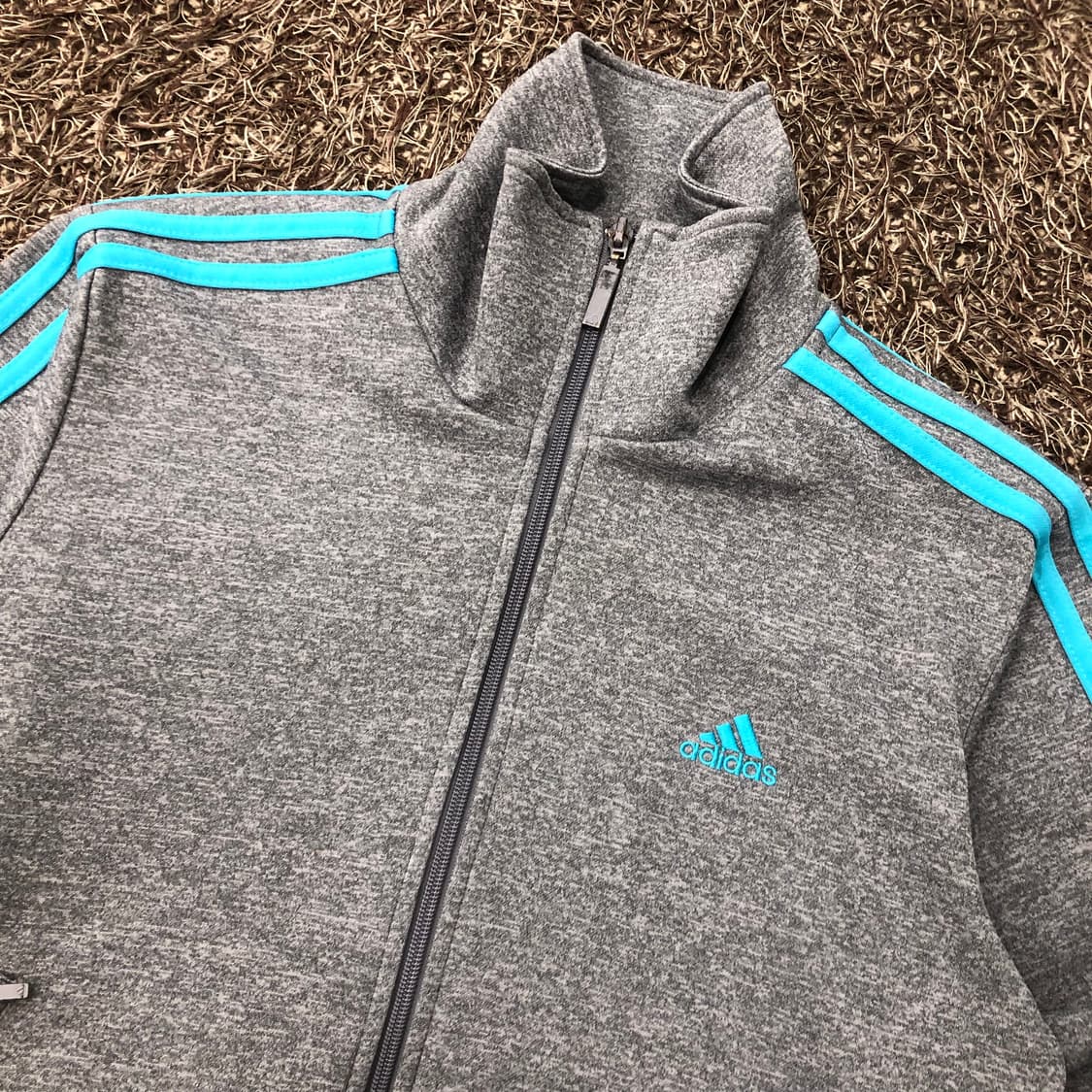 90 아디다스 그레이 민트 져지 트랙 자켓 상품이미지2