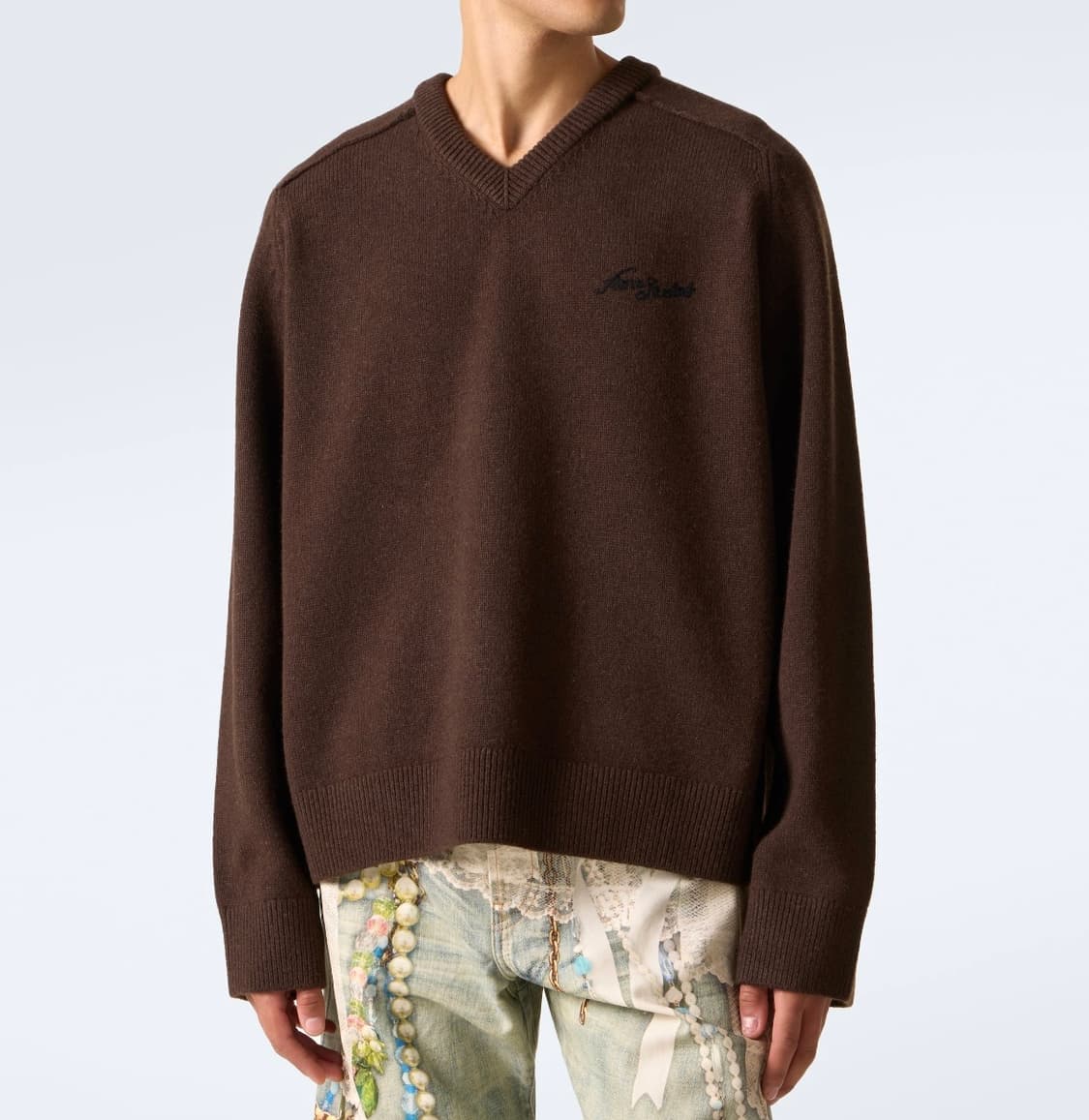 아크네 브라운 스웨터 상품이미지1