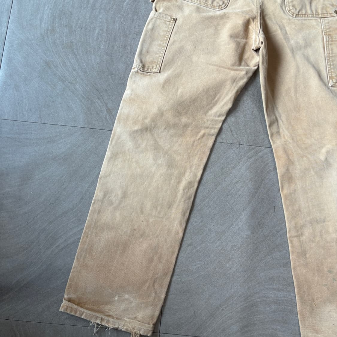 칼하트 미국 생산 브라운 더블니 팬츠 바지 카펜터 상품이미지9