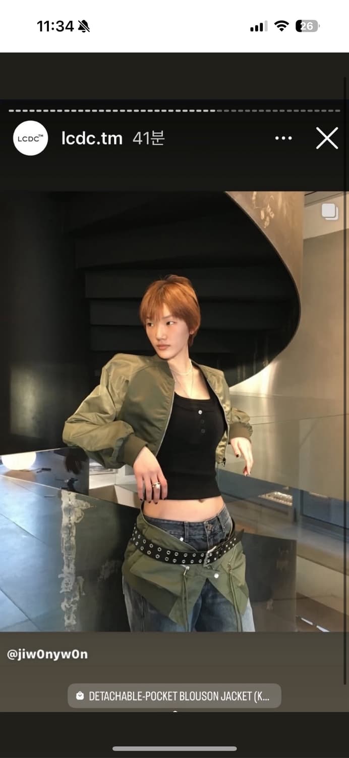 LCDCtm DETACHABLE-POCKET BLOUSON JACKET  상품이미지1