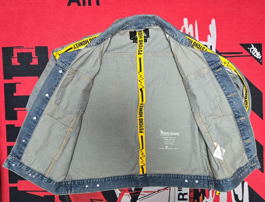 사이코몽키 데님 셔츠 자켓 상품이미지2
