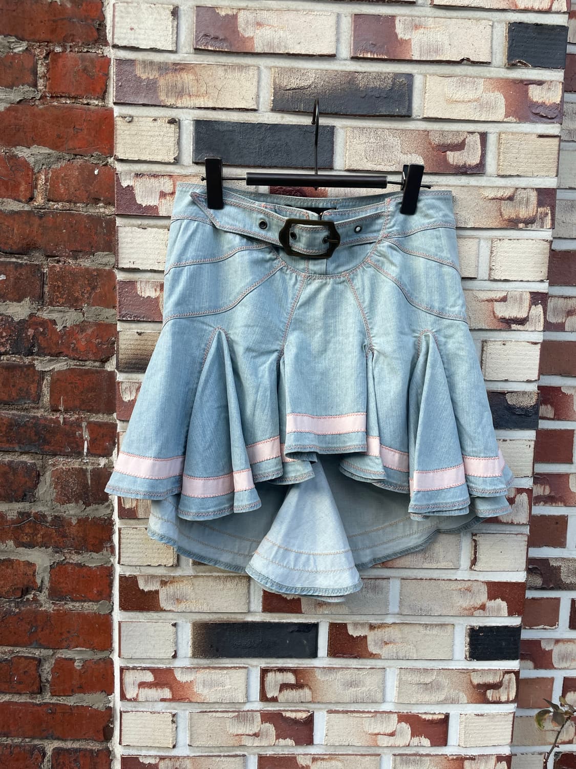 Just cavalli 레이스업 청스커트 상품이미지1