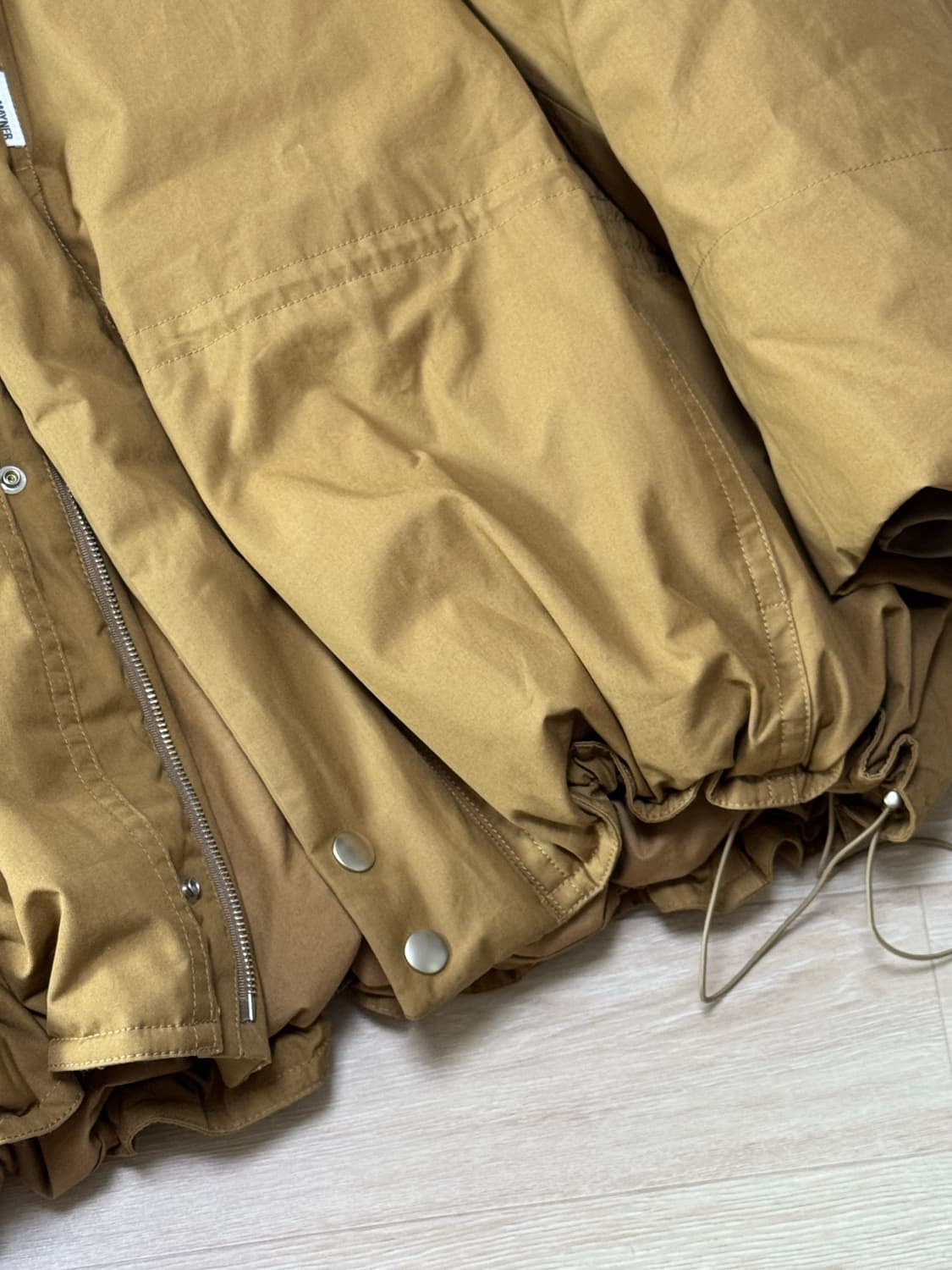 헤드메이너 커스텀멜로우 베이지 푸퍼 점퍼 상품이미지3