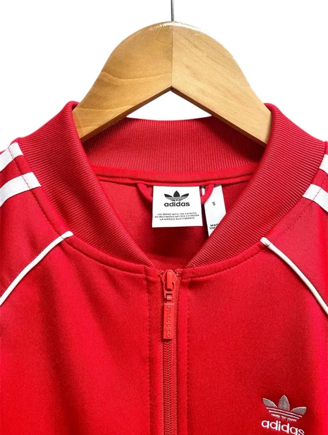 아디다스 슈퍼스타 Red 트랙탑 져지 S 상품이미지5