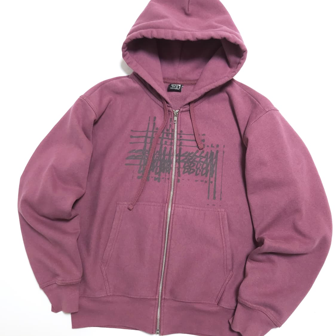 스투시 리프랙티드 후드 집업 자켓 베리 상품이미지2