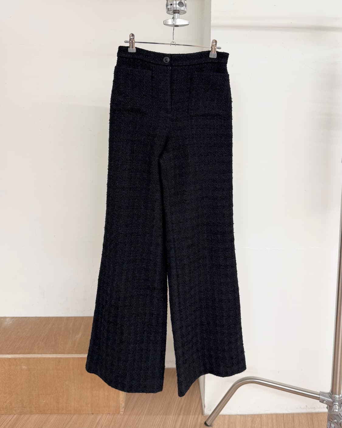 샤넬 블랙 2022컬렉션 트위드 트라우저 상품이미지1