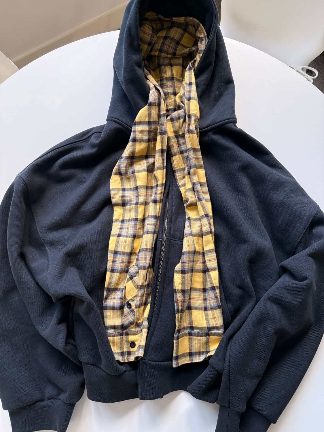 파이오니어스 체크셔츠 후드집업 상품이미지5