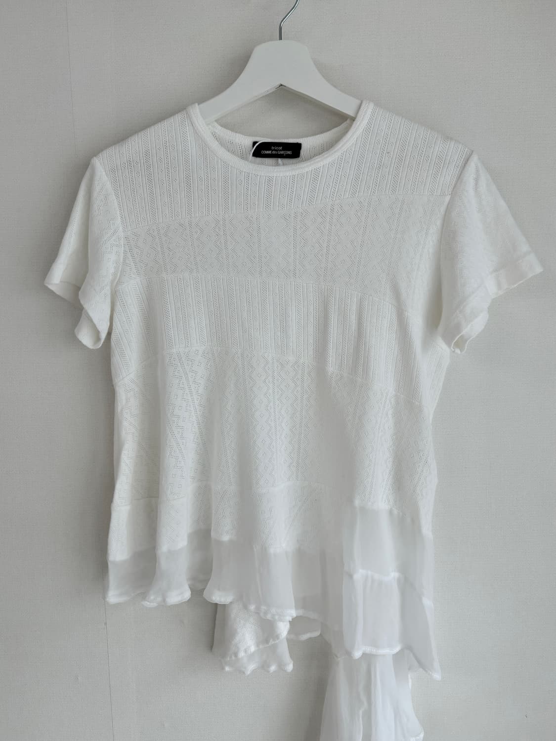 comme des garcons layered frill top 상품이미지2