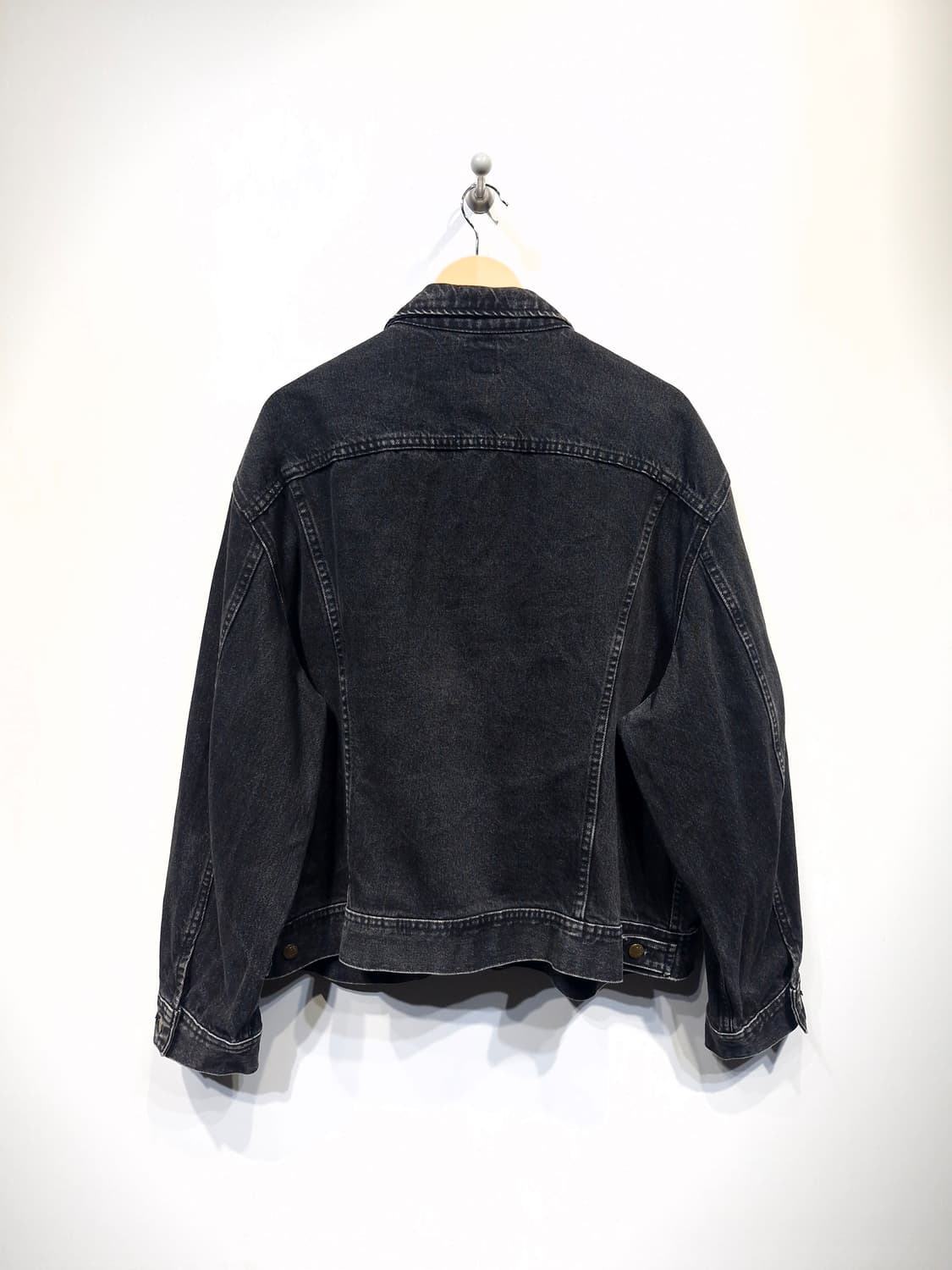 리(LEE)90's USA 블랙 워싱 데님 자켓 상품이미지2