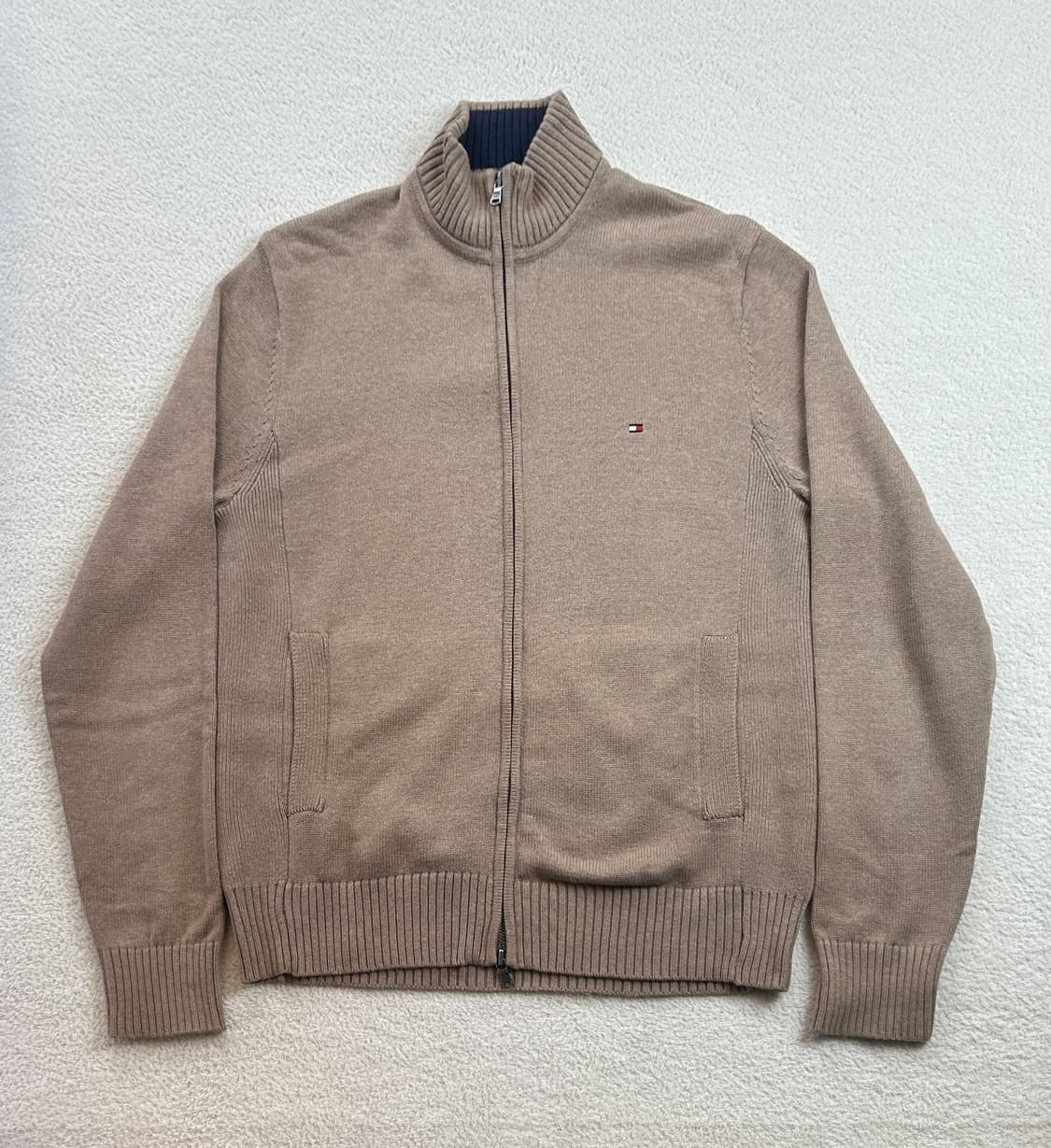 타미힐피거 니트집업 상품이미지1