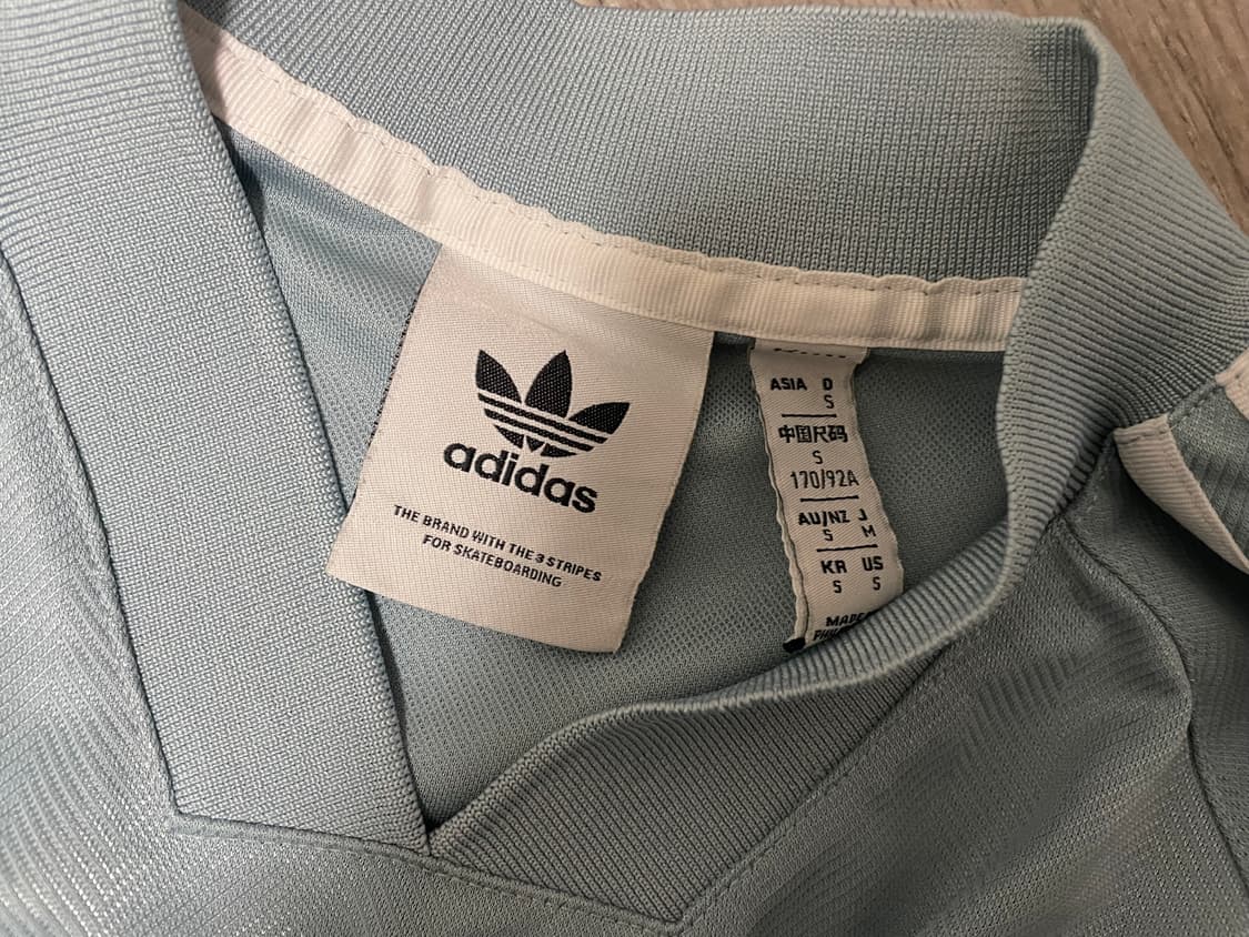 아디다스 헤링본 저지 반팔 HR9834 스카이블루90(s) 상품이미지3