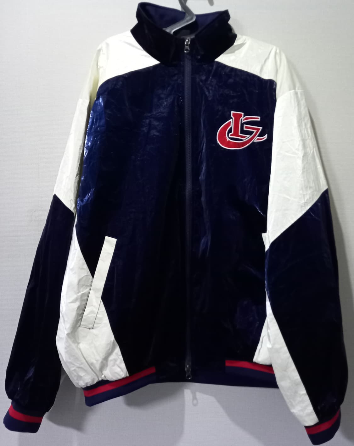 롯데자이언츠 챔피언 레트로  배색 및 유광점퍼 110/XXL 상품이미지1