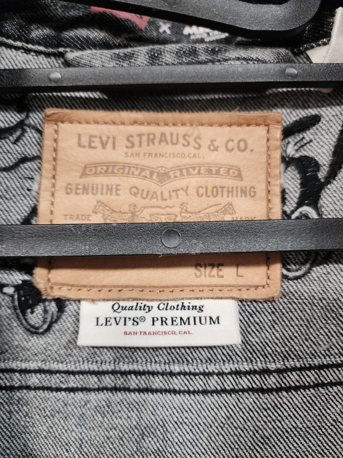 리바이스 디즈니 콜라보 데님자켓 L 상품이미지3