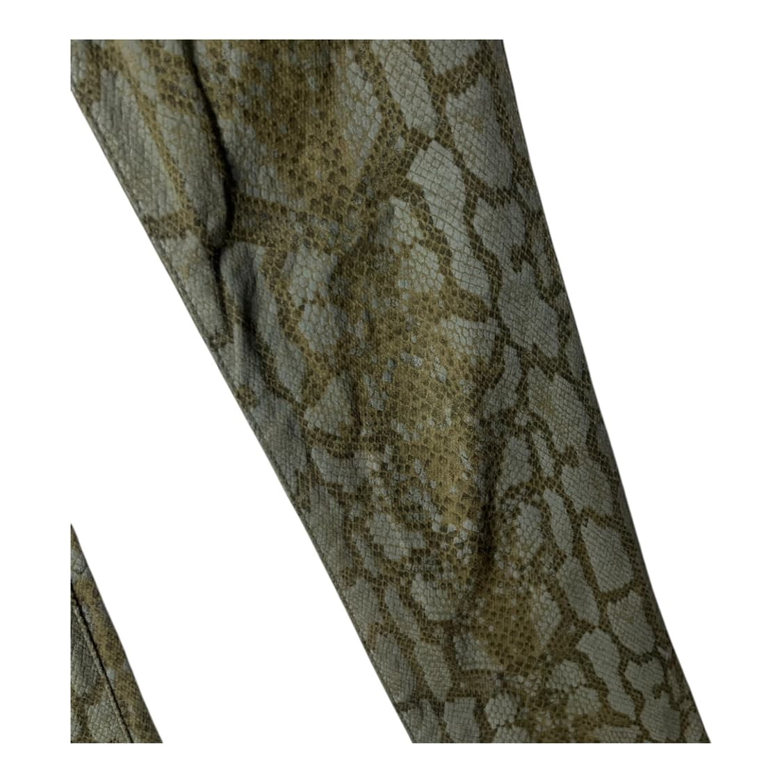 [CIMARRON] 파이톤 뱀피 세미 부츠컷팬츠 상품이미지4