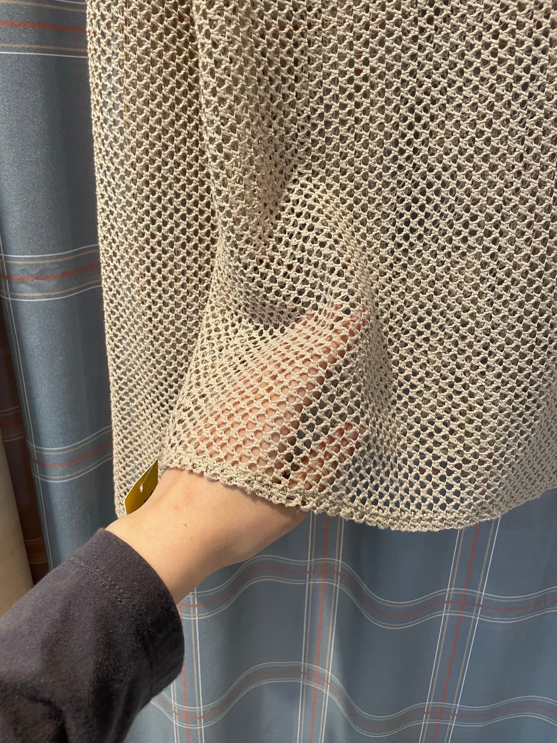 일본빈티지 크로셰네트 롱슬리브 상품이미지2