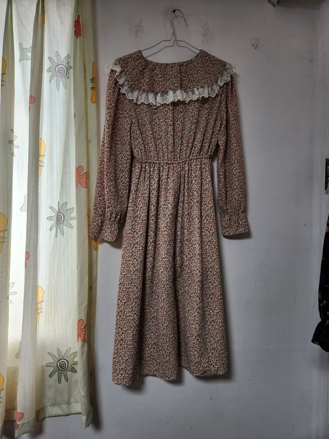 miello 플라워 레이스 카라 롱 원피스F 상품이미지2