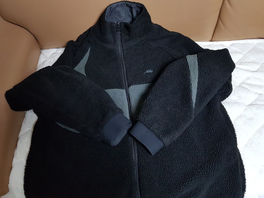 나이키 빅스우시 후리스 리버서블 자켓 블랙 상품이미지8