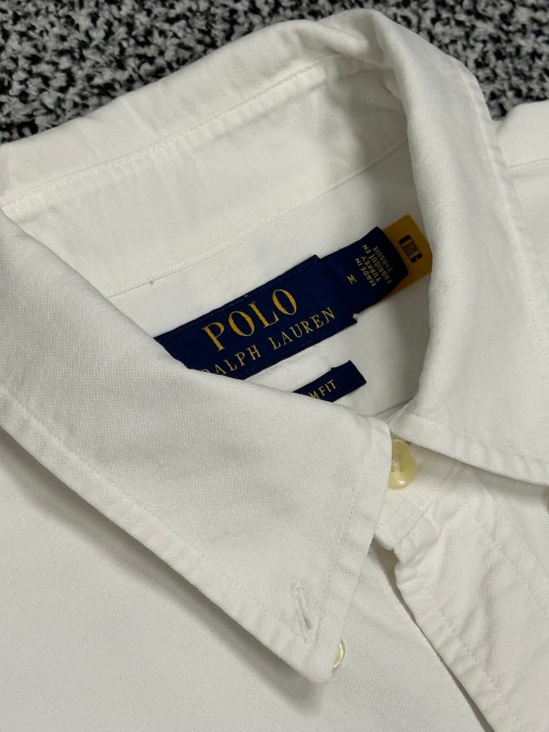 [ 폴로 ] 정품 /95-100 / 최신형 면 화이트 셔츠 상품이미지3