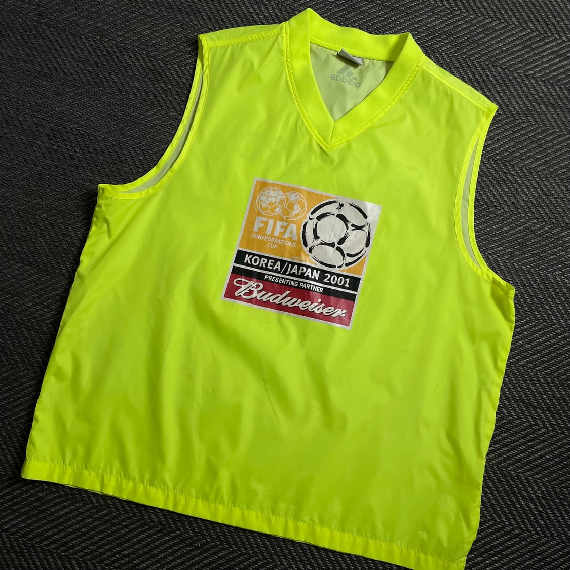 아디다스 2001 FIFA 한일 컨페더레이션스컵 형광 베스트y 4101 상품이미지1