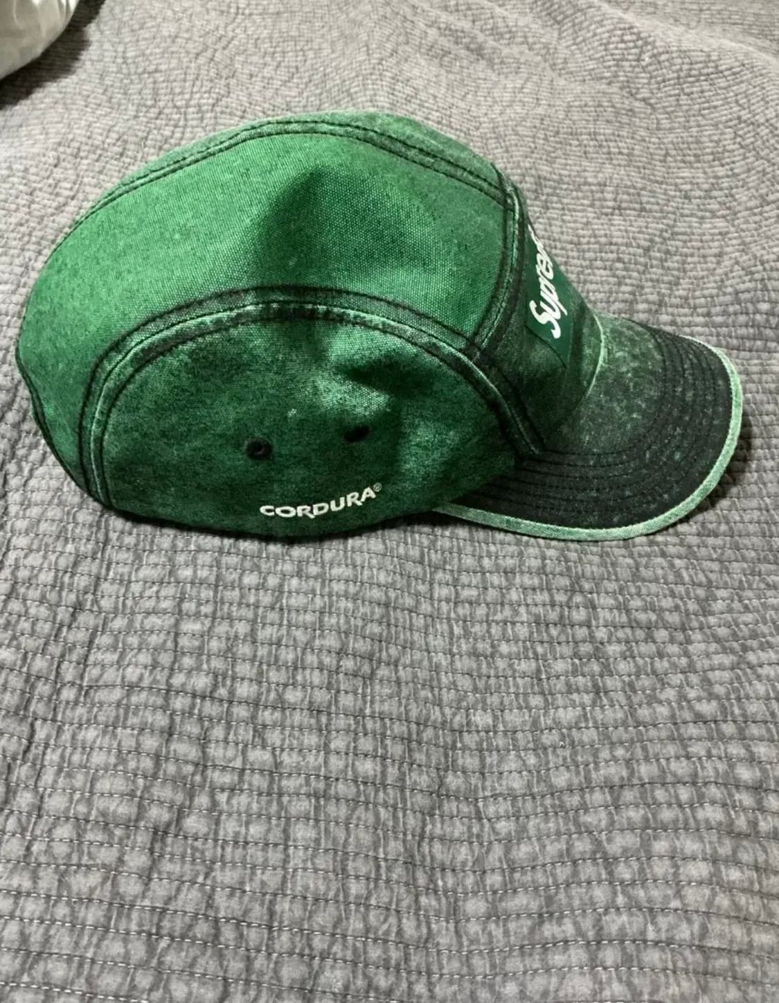 슈프림 22FW 워시드 코듀라 캡프캡 그린 상품이미지3