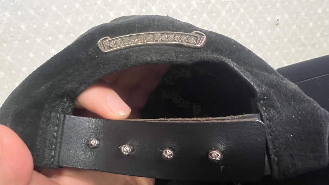 크롬하츠 스웨이드 캡 상품이미지4