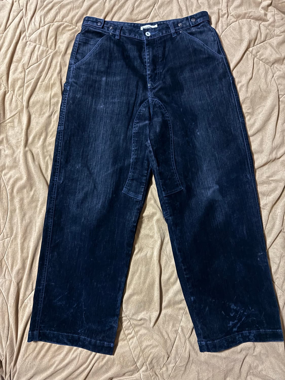 카락터 벨벳 데님 팬츠 팝니다 상품이미지3