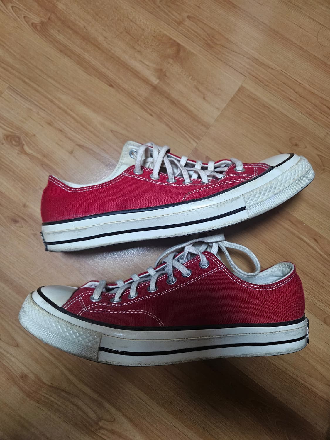 컨버스 척테일러 척70 로우 레드 275 상품이미지4