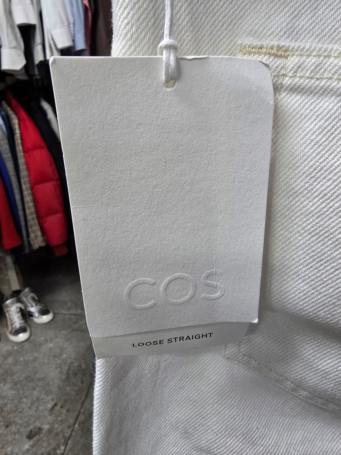 COS 코스 화이트 데님 팬츠 (1407) 상품이미지5