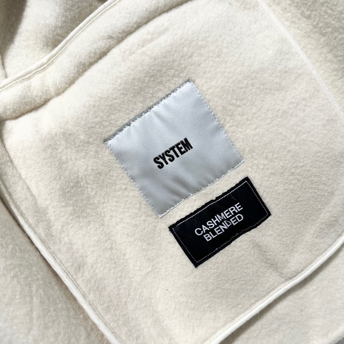 시스템옴므 캐시미어 블렌드 핸드메이드 싱글 코트 상품이미지6
