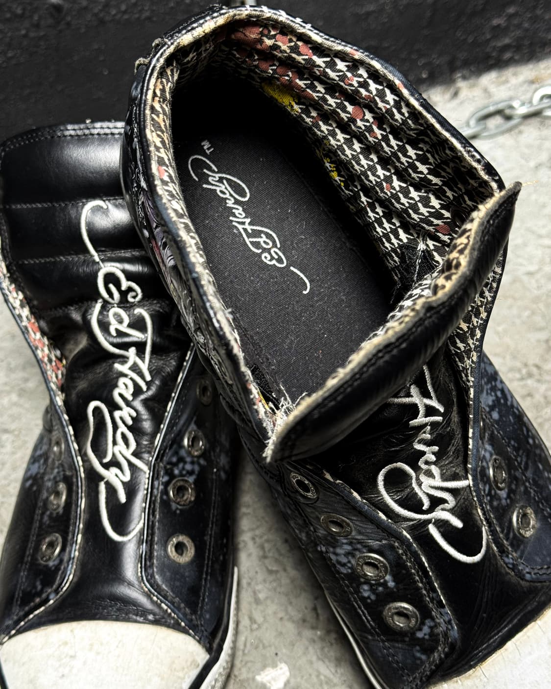 Ed Hardy – Dragon Print High-top Sneaker 상품이미지9