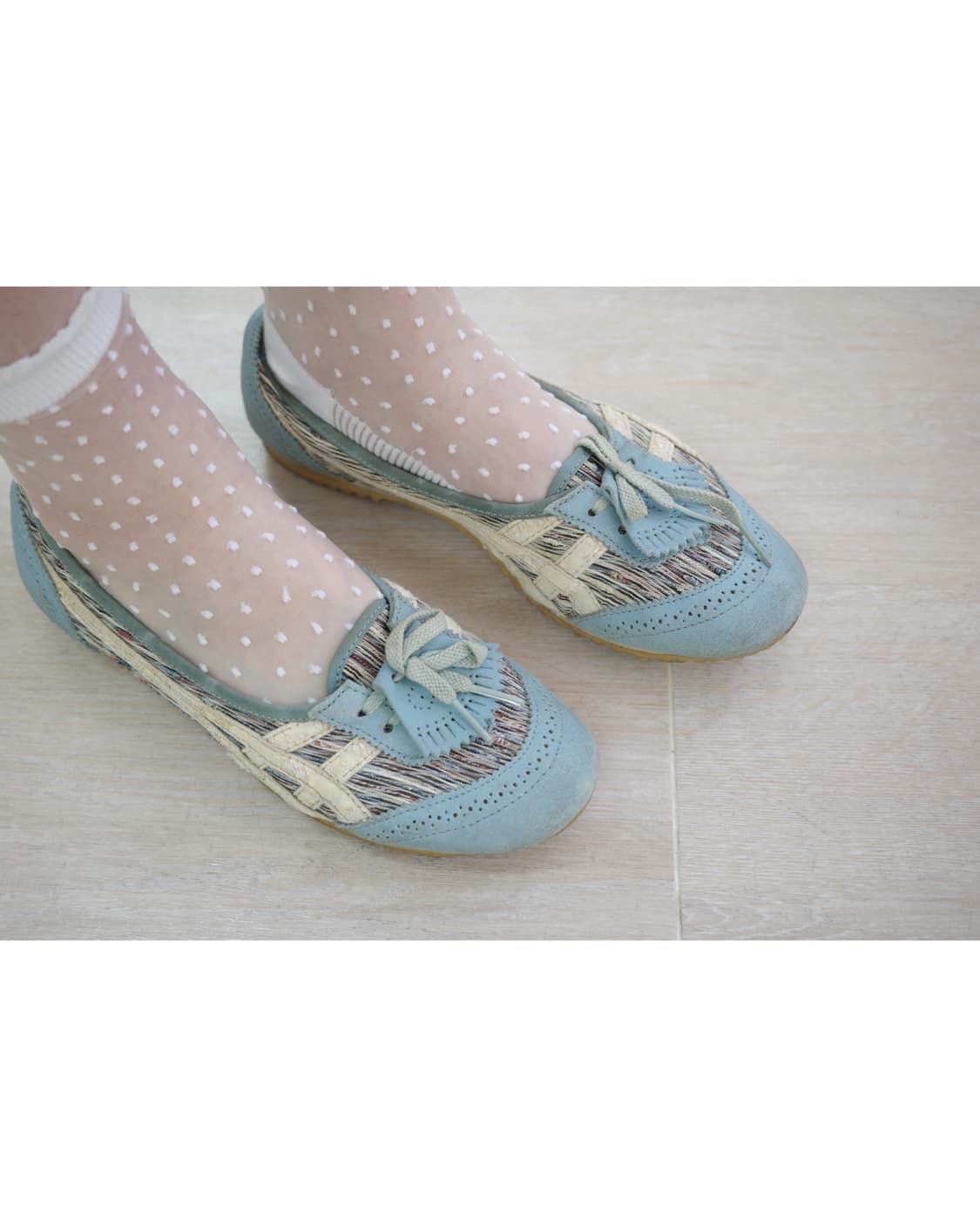 오니츠카타이거 Onitsukatiger skyblue flat shoes 상품이미지7