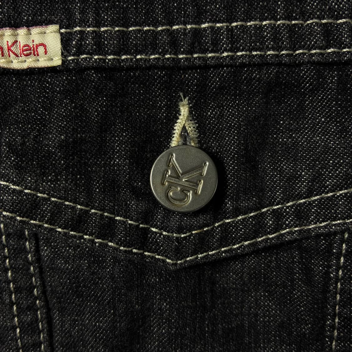 Calvin klein   캘빈 클라인 블랙 데님 트러커 자켓  상품이미지4